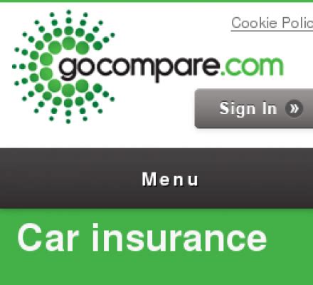 www.gocompare.co.uk car insurance.